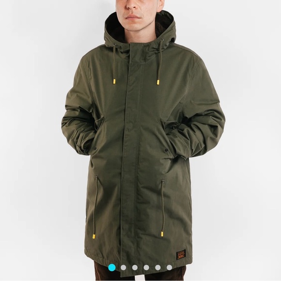 Levi's Green Outdoor Parka Jacket - Picture 3 of 12